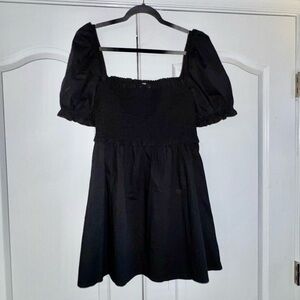 French Connection square neckline, elastic bodice long top